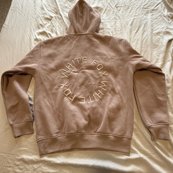 NWOT White Fox Mauve Hoodie - Picture 3 of 3